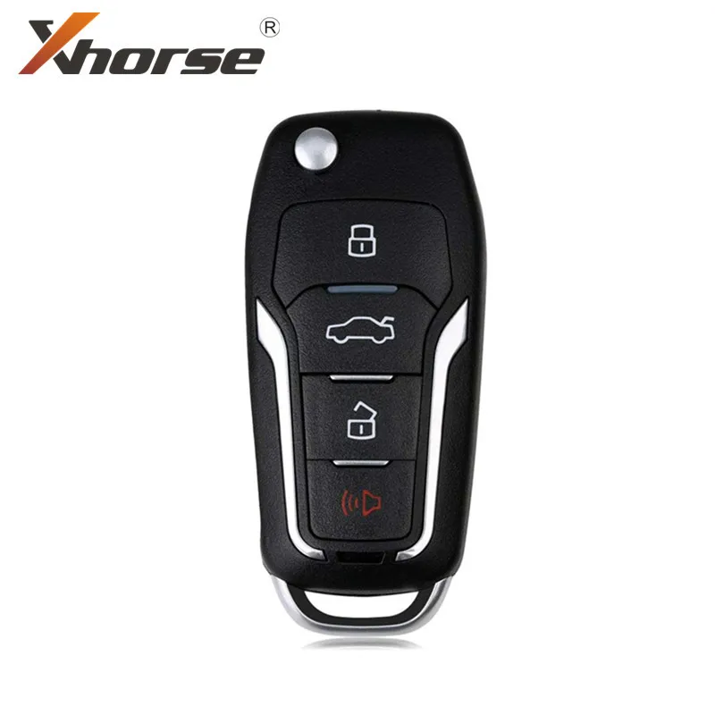 Супер пульт дистанционного управления Xhorse для Ford Style Flip 4 кнопки XEFO01EN встроенный