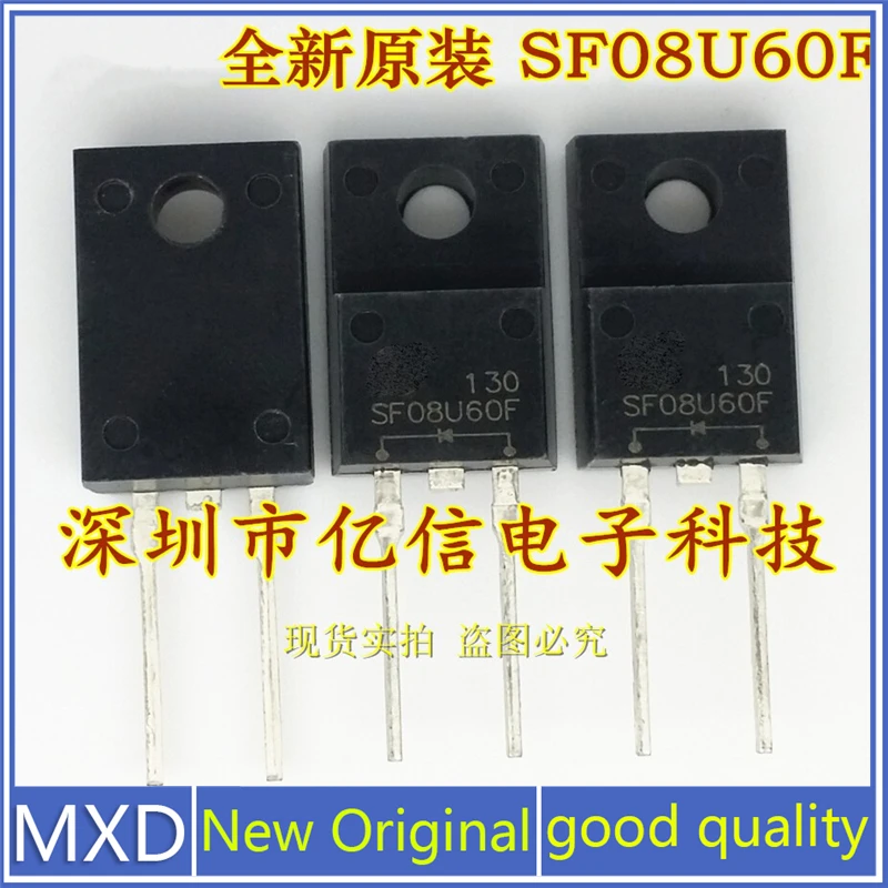 

5 шт./лот новый оригинальный SF08U60F 8A/600V TO220F хорошее качество
