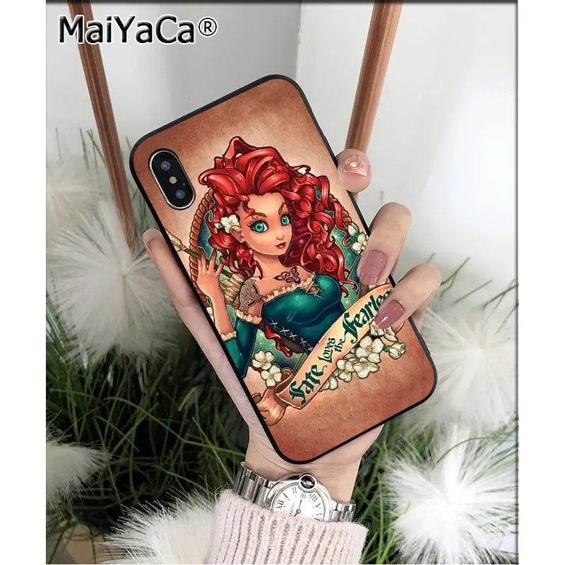 A15 MaiYaCa Bad princess черная татуировка черная Оболочка Чехол для телефона Apple iphone 11 pro 8 7 66S Plus X XS MAX 5s SE XR чехлы - Цвет: A15