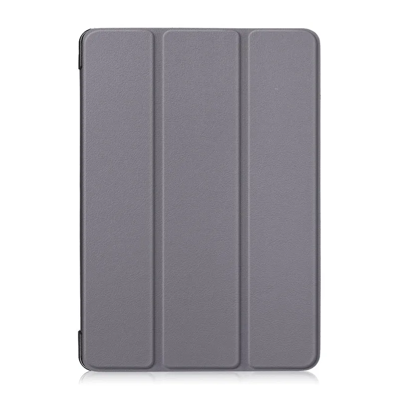 Gray Чехол для lenovo Tab M10 10,1, умный чехол из искусственной кожи с магнитной подставкой, Жесткий Чехол для lenovo Tab M10 10,1, TB-X605F, TB-X605L - Цвет: Gray