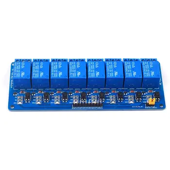 

8 Module With With Optocoupler Low Level Trigger Expansion Board 5V/12V Equipped With High-current 3mm/ 0.12" 138*56*19.3mm#