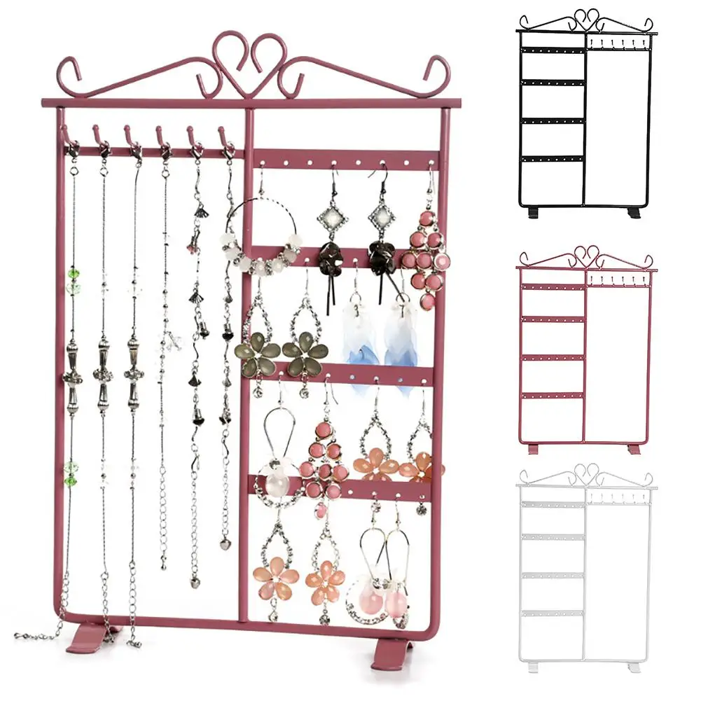 Органайзер для ювелирных украшений с 32 отверстиями 6 крючков|Упаковка и стойки