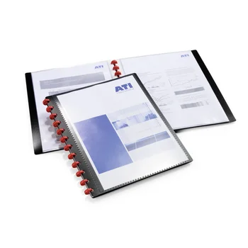 

Folder duralook easy plus with 20 removable pockets Black