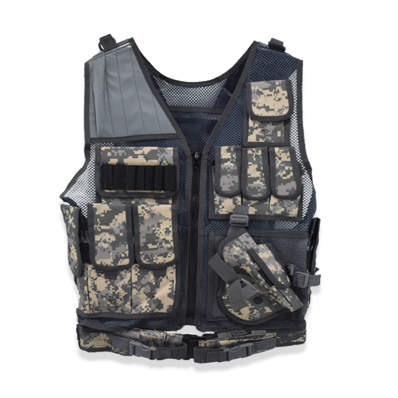 Details about / Tactical Vest Adjustable Oxford Nylon Hunting Outdoor Paintball Combat Equipment
