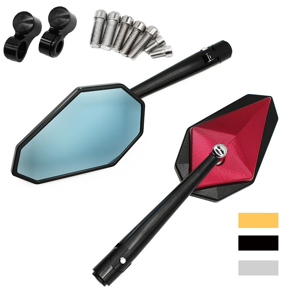 

Rearview Mirror Universal For DUCATI Multistrada 1000 1000S 1100 1100S 1200 1200E 1200S 1260 Motorcycle Side 10mm 8mm Screw