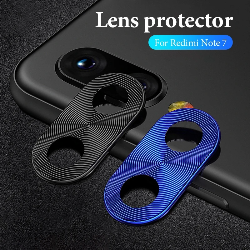 

For Xiaomo Redmi Note 7 Cover Camera Lens Protective Anti-scratch Plating Aluminum Camera Protector Ring On Redmi K20 Note 7 Pro