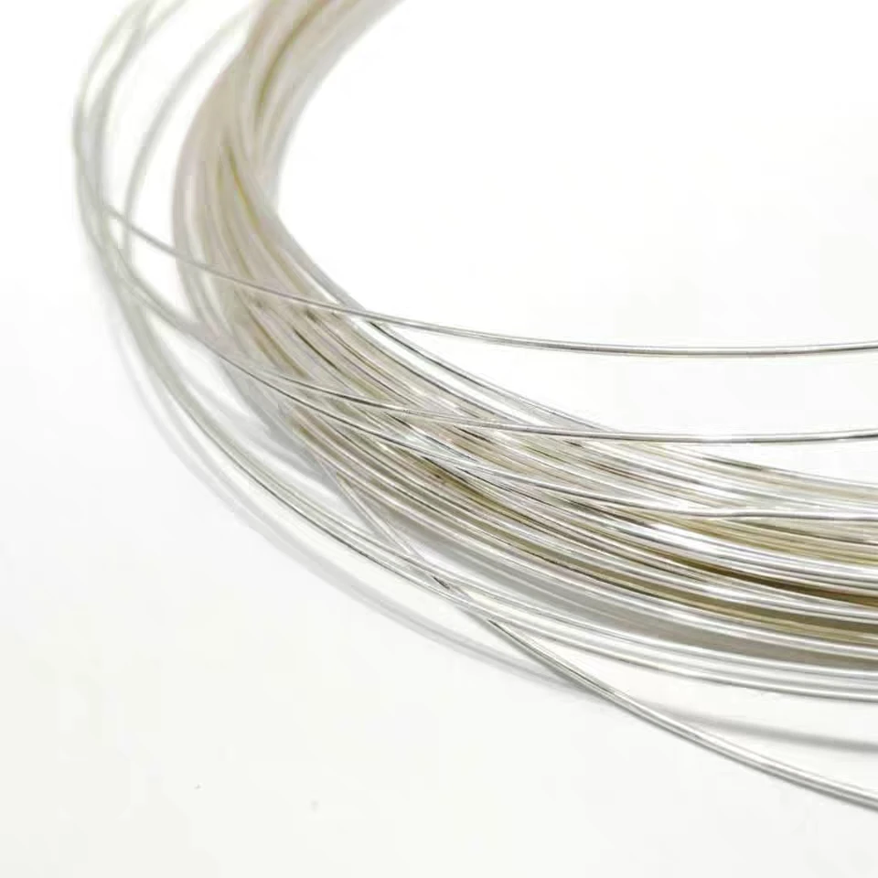 

0.1mm 0.2mm 0.3mm 0.4mm 0.5mm silver wire round solid 999 sterling silver wiring jewelry DIY Making, beading wire accessories