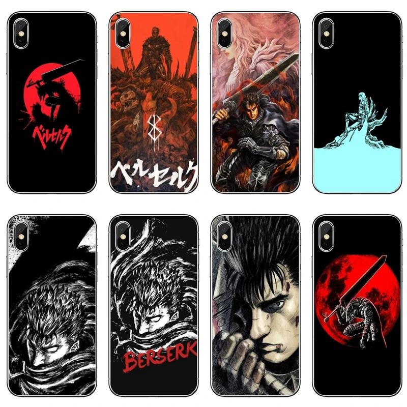 Мягкий чехол Berserk Guts для Samsung Galaxy J8 J7 J5 Prime pro J3 A3 A5 A7 2018 2017 2016|Бамперы| |