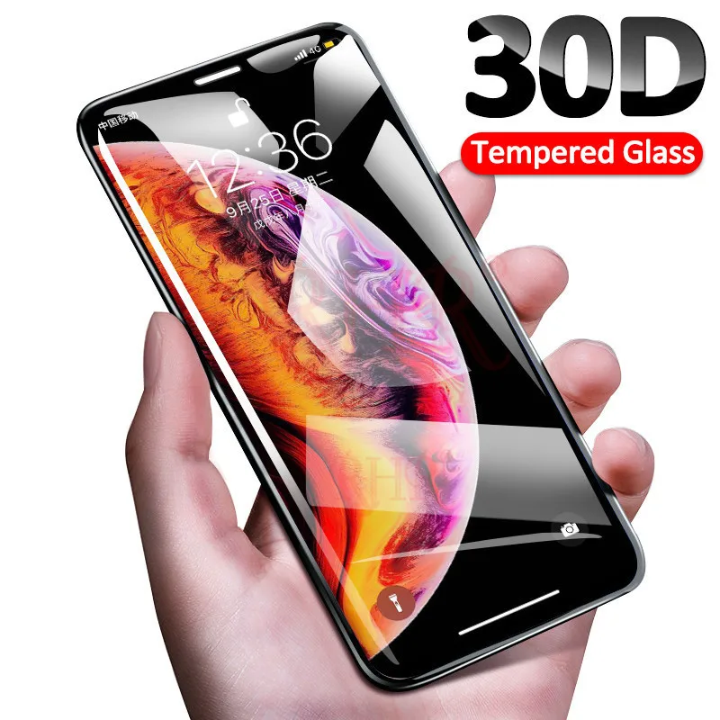 30D защитный Стекло для iPhone 11 Pro Max X XR XS MAX протектор из закаленного стекла Экран