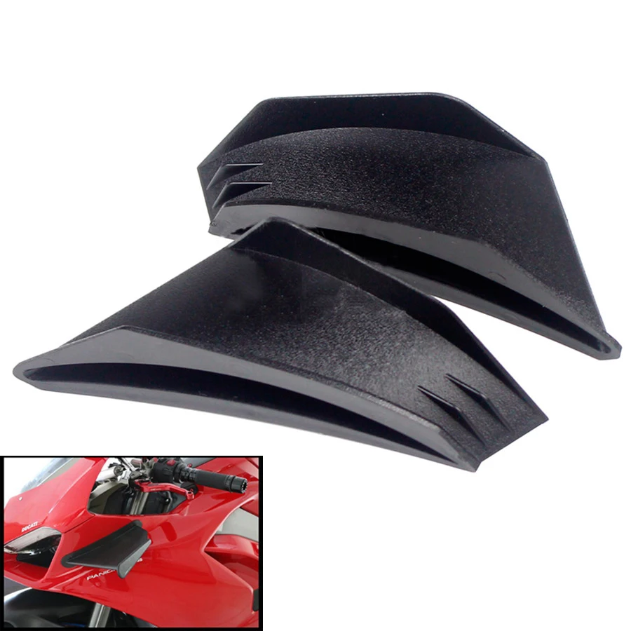 Motorcycle Winglet Aerodynamic Wing Kit Spoiler For KAWASAKI Ninja H2 H2R Yamaha BWS RS JOG JOE GP