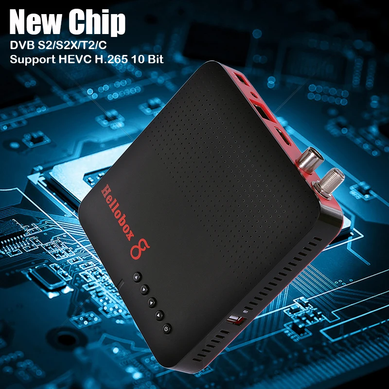 Новый спутниковый приемник Hellobox 8 ресивер стандарта DVB S2 комбинированный ТВ