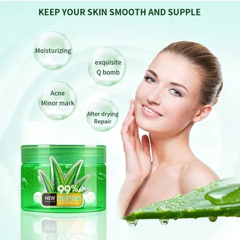 

150ML / 250ML Pure Cream Aloe Vera Gel 92% Natural Face Cream moisturizing for acne treatment Gel for skin repair Lotion Facial