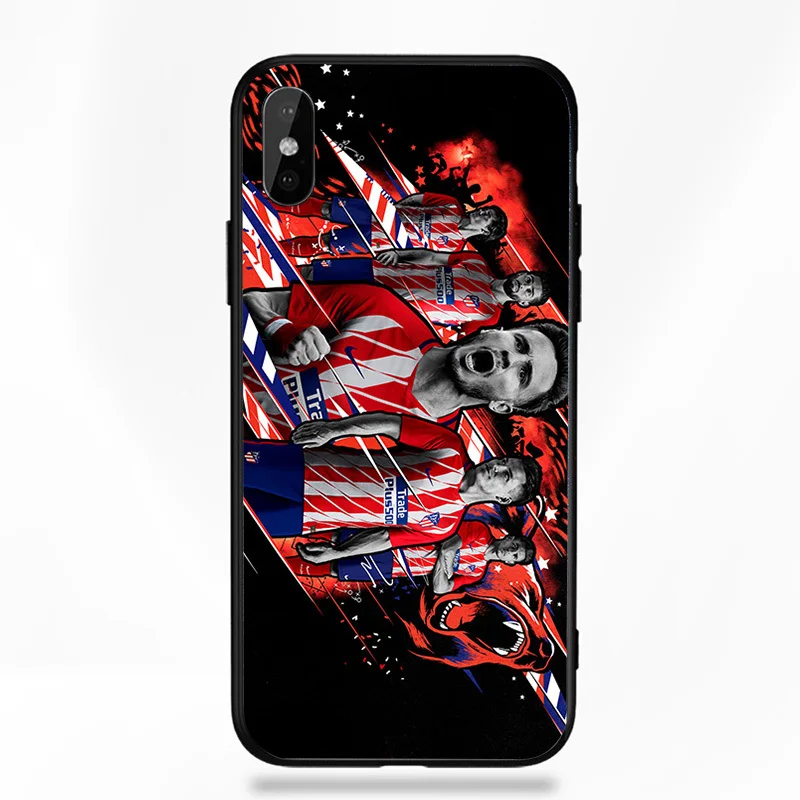 Чехол для телефона Gimenez для iphone, чехол Atletico Madrid FC DIY, черный мягкий чехол из ТПУ для iphone 11Pro X XR XS MAX 7 8 7plus 6 6S 5S SE - Цвет: A2065