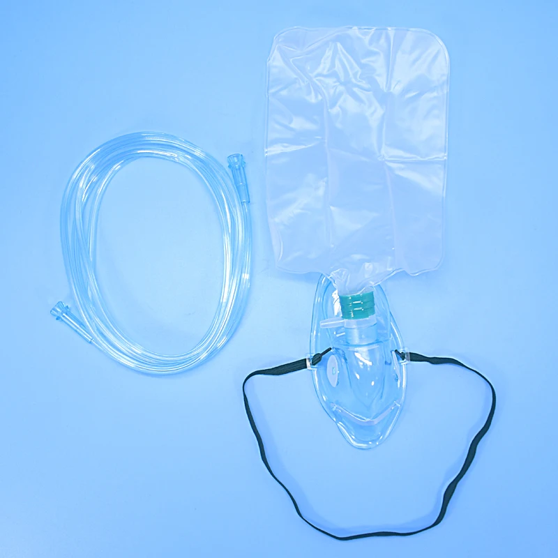 Nonrebreathing Oxygen face Mask High Concentration Oxygen face Mask with Reservoir Bag