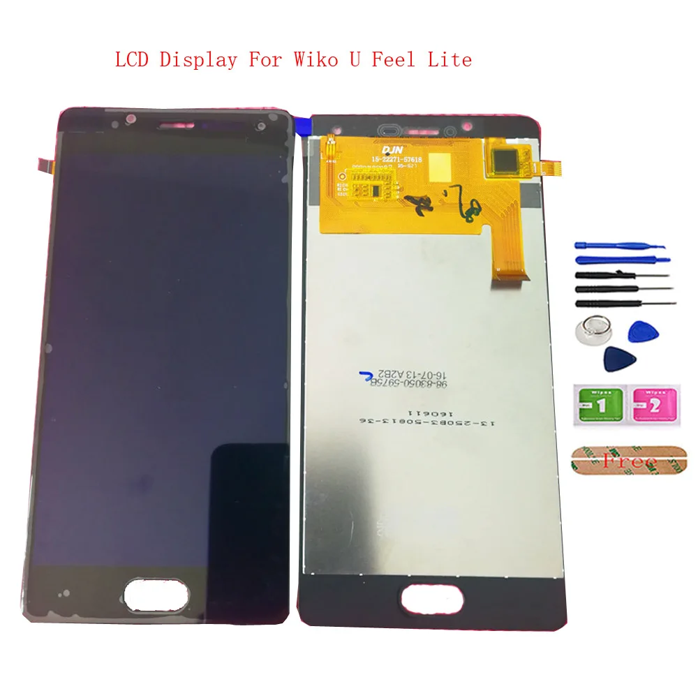 Сенсорный экран 5 0 дюйма + ЖК-дисплей 1280X72 в сборе для Wiko U Feel Lite модель телефона