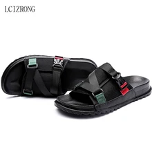 LCIZRONG/сезон весна; мужские сандалии-гладиаторы из сетчатого материала; Повседневная обувь в римском стиле; мужские сандалии из дышащего материала; удобные летние сандалии-светильник; Sandalia