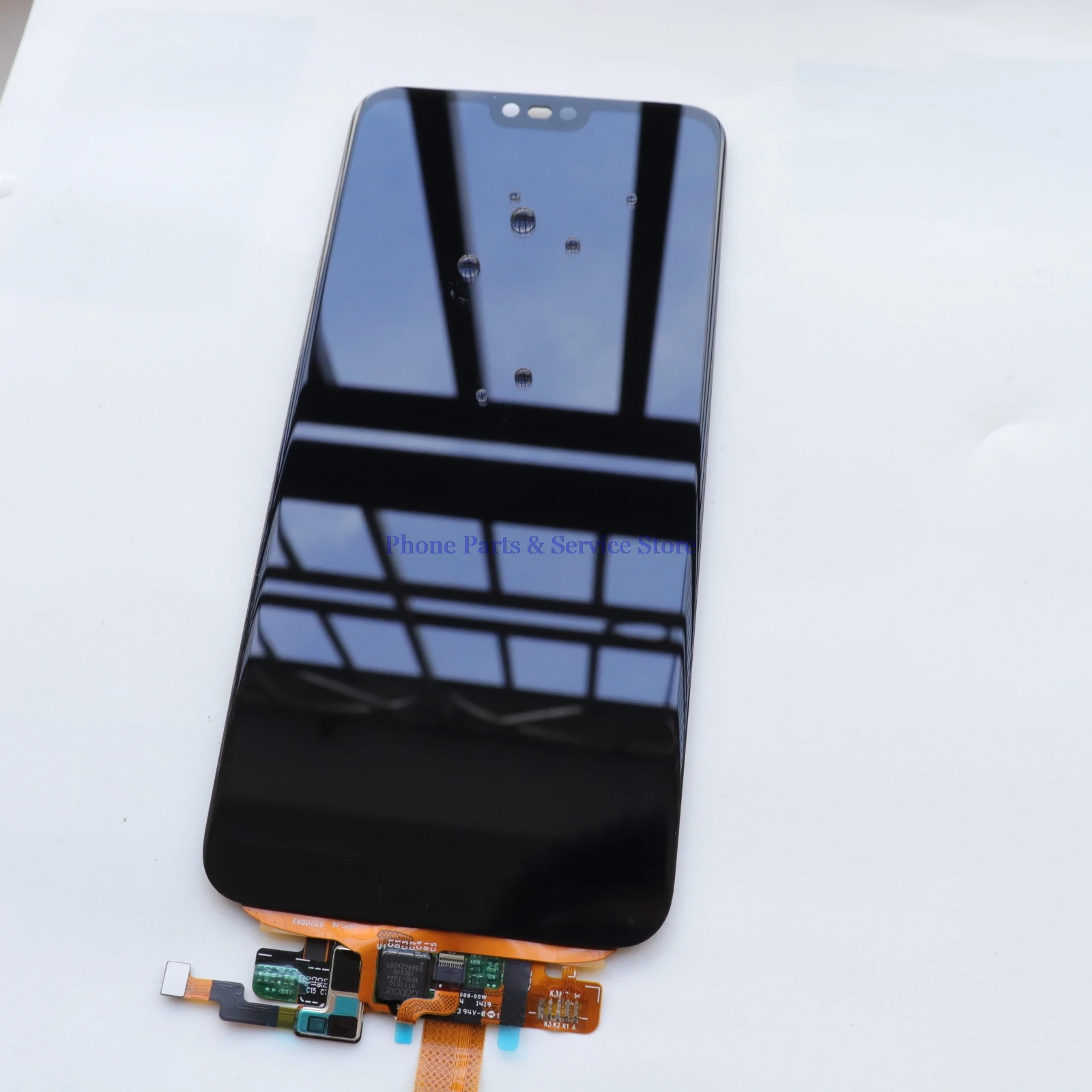 Олеофобный+ 10 сенсорный экран для huawei Honor 10 Honor10 COL-L29 ЖК-дисплей с сенсорным экраном дигитайзер+ Модуль сканера отпечатков пальцев