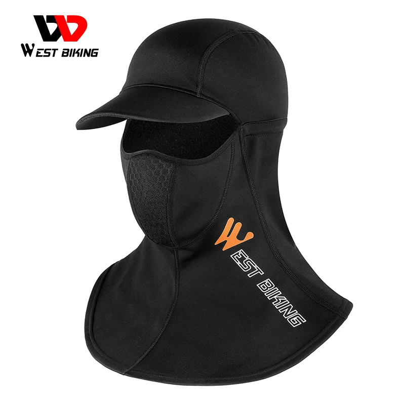 

WEST BIKING Winter Cycling Cap Thicken Keep Warm Windeproof Scarf Hat Breathable Helmet Liner Men Women Outdoor Sports Headwear