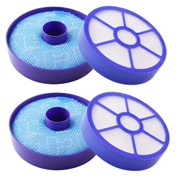 

2 Pre-Motor Vacuum Filter and 2 Post-Motor HEPA Filter Replacement for Dyson DC33 Replace Part 919563-02 & 921616-01