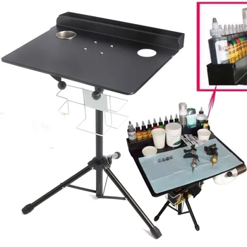 

Adjustable Tattoo Work Desk Table Compact Stand Professional Tattoo Station Body Art Tattooing Supply Permanent Makeup Equipment