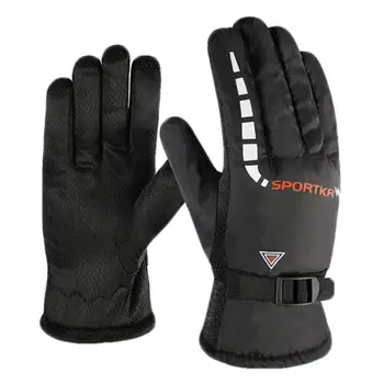 

Ski Gloves Waterproof Autumn Winter Warm Non-slip Windproof Outdoor Bicycle Riding Motorcycle Gloves Cold Wear Velvet Thickening