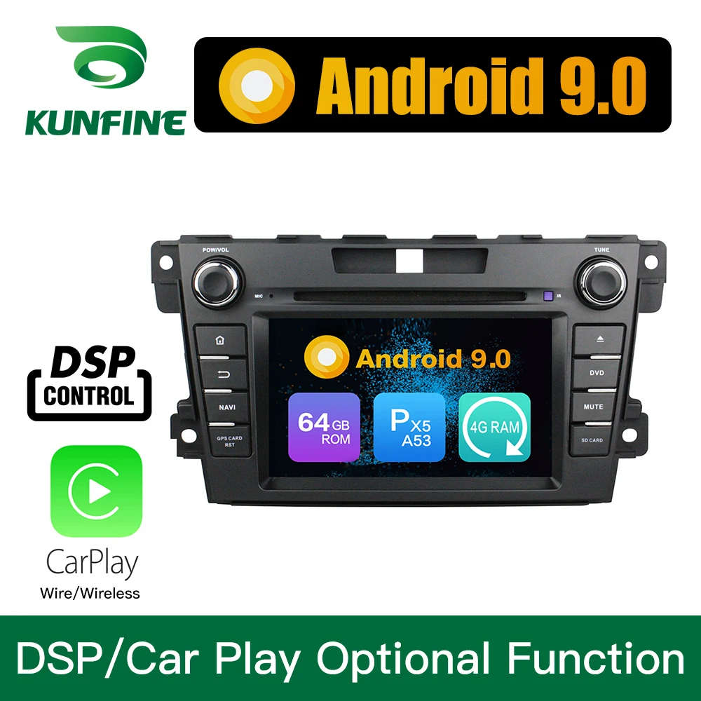 Discount Android 9.0 Octa Core 4GB RAM 64GB ROM for Mazda CX-7 2006-2013 Headunit 2