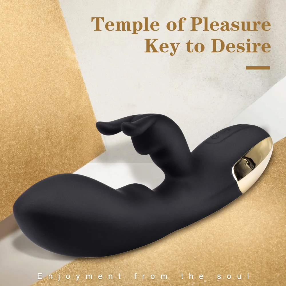 Dildo Rabbit Vibrator 10 Speed Strong Vagina Massager G-spot Clitoris Double Stimulator Female Masturbator Sex Toys For Woman 1