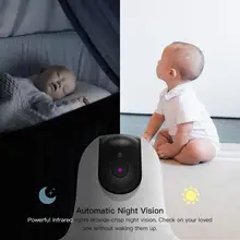 3.5 inch Large Screen Baby Monitor Infrared Night Vision Wireless Video Color Monitor with Lullaby Remote Pan-Tilt-Zoom Camera