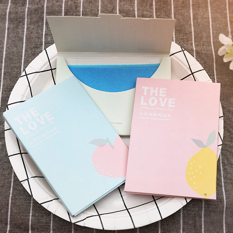 50/100/200PCS Oil Absorbing Facial Cleansing Control Paper Plant Fibres Breathable Cosmetic Men Women face oil absorbing paper