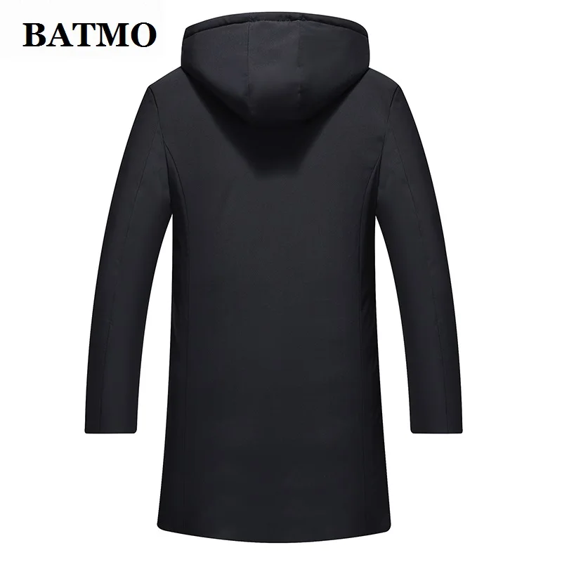 BATMO Новое поступление зимние высококачественные мужские парки с капюшоном, мужские зимние куртки с капюшоном HLF8801-1