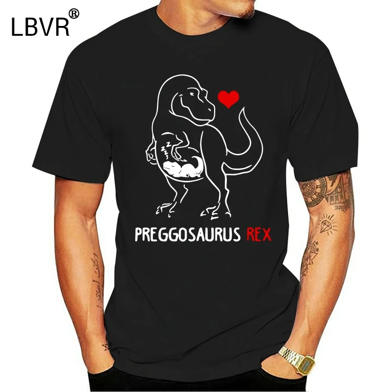 Забавная Женская комедийная Футболка для беременных Preggosaurus Rex|Футболки| |