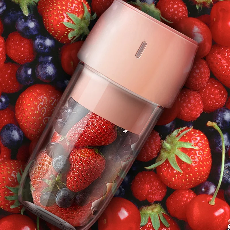 Переносной блендер, блендер для фруктовых коктейлей Usb соковыжималка чашка, 10 унций смешивание фруктов машина с 1200Mah перезаряжаемые батареи