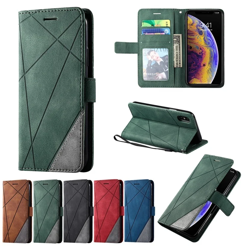 Leather Flip Case For OPPO A1K A52 A72 A92 A8 A31 A5 A9 A7 A5S A12 A32 A53S A33 A53 Phone Back Card Wallet Book Cover