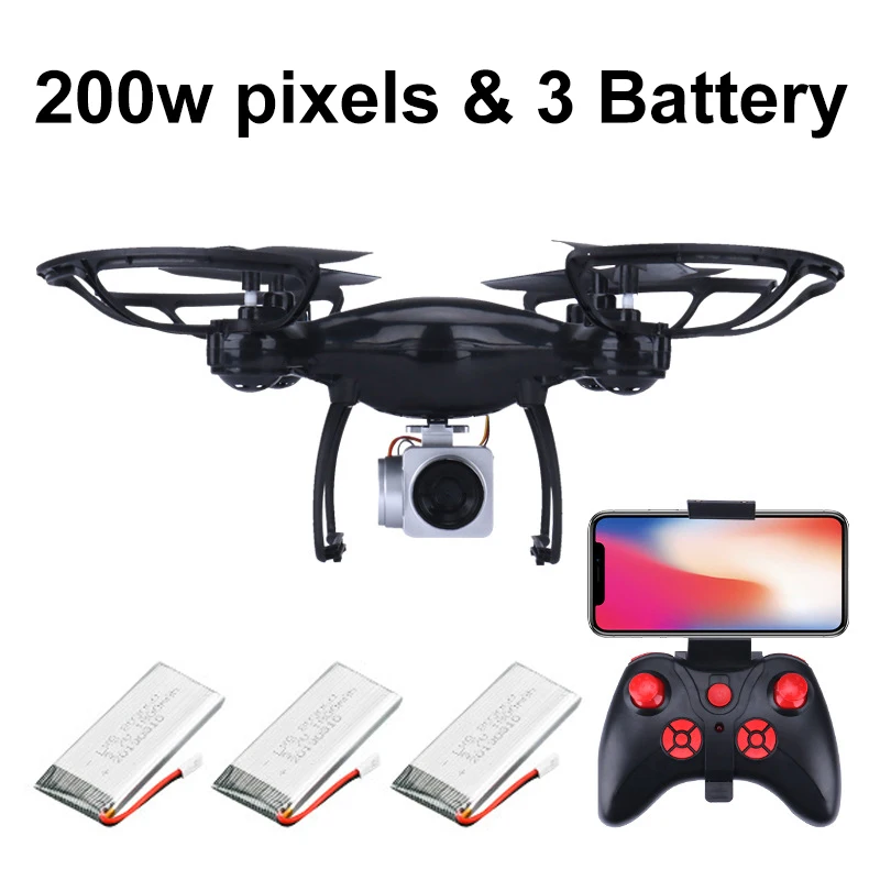 B 200W pixels 3B Дрон камера 1080/720p HD gps Профессиональный Дрон воздушное давление фиксированная высота четырехосный Самолет RC вертолет с камерой - Цвет: B 200W pixels 3B