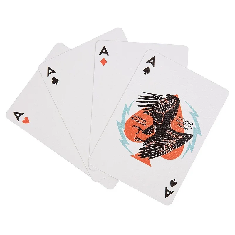 Ellusionist каблуки Альянс игральные карты велосипед оранжевый сова колода Покер