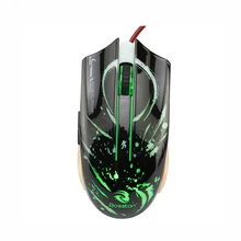 Bosston игровая мышь 6 клавиш 2400 dpi оптическая мышь Компьютерные Мыши с USB дыхательный светильник для ПК ноутбук Настольный GM100
