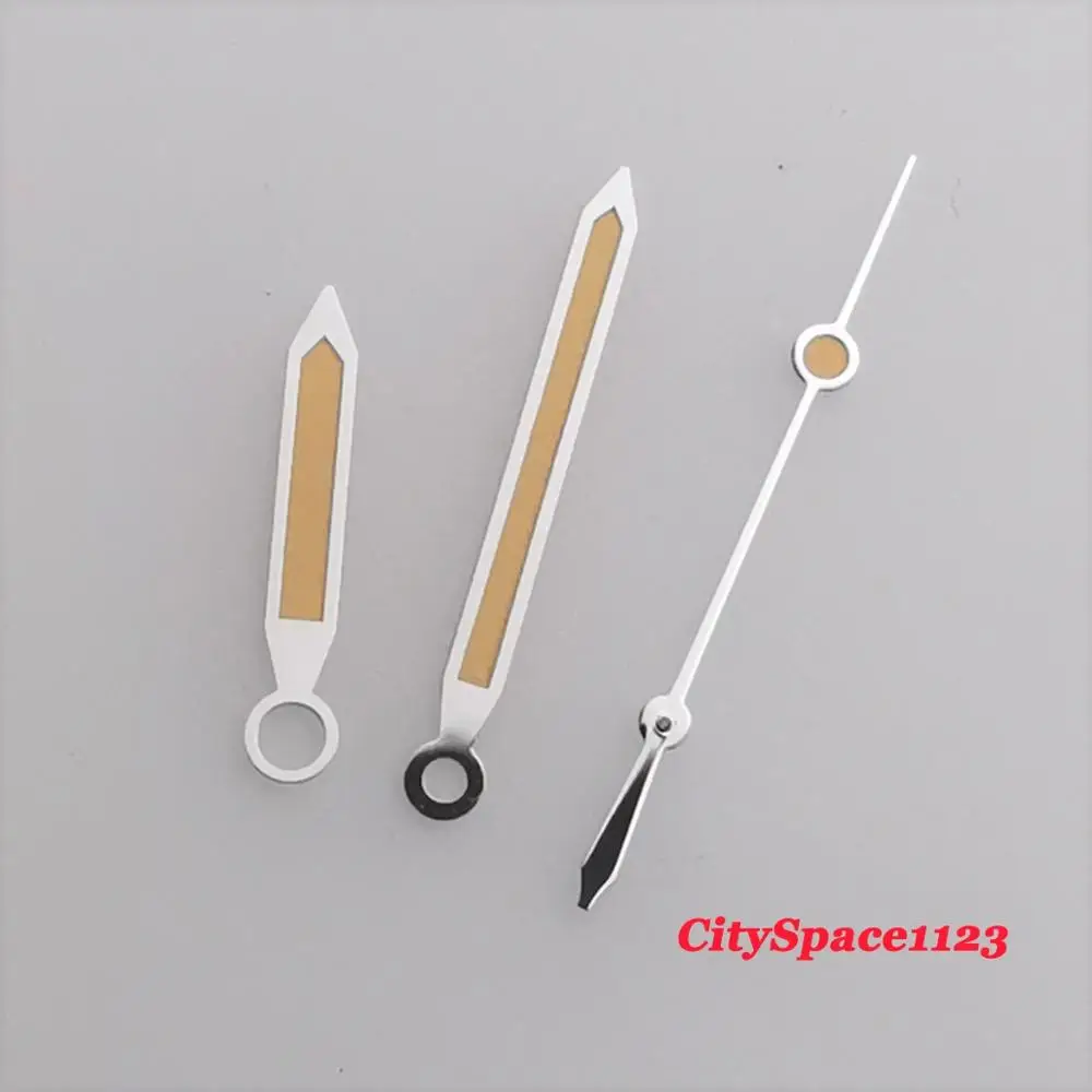 Новые оранжевые Светящиеся стрелки часов подходят для Miyota 8205 8215 ST1612 mingzhu