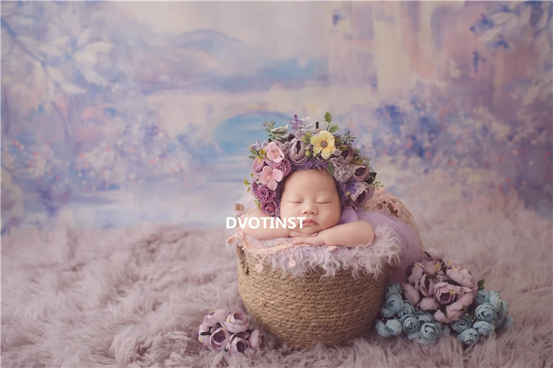 Newborn Baby Girl Photo Photographie Prop Dentelle Floral Hat Cap Beanie Bonnets B2Z 