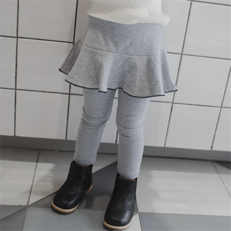 Осенне-зимние теплые хлопковые леггинсы брюки для девочек плотная одежда для малышей леггинсы для девочек леггинсы Дети брюки Одежда для детей