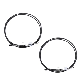 

2pcs Black Throttle Shift Remote Control Cable for Yamaha Outboards - 11 Feet 3.35 Meter