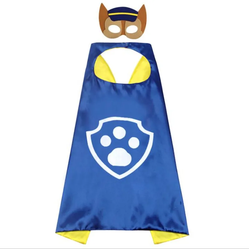 Hot Sell Paw Patrol Dog Series Mask Cape Cloak Cosplay Cartoon Birthday Christmas Halloween Party Decoration Toy Gifts