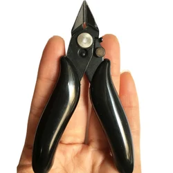 Pince diagonale de 3.5 pouces, petite pince de coupe électronique souple, Mini coupe fil fil, poignée en caoutchouc isolée, modèle manuel 