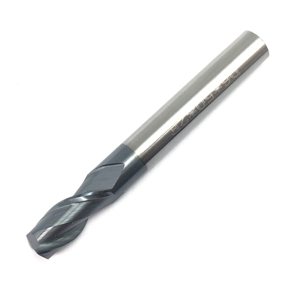 Endmills 1PCS HRC50 6.0XD6X50L 2Flute Milling Tools Alloy Carbide Tungsten Steel Milling Cutter End Mill Solid Carbide Endmill