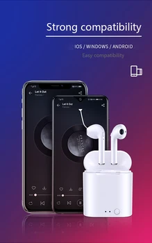 

i7s Tws Bluetooth 5.0 Earphone Wireless Headphones Air Earbuds Handsfree Headset Airpoding pk i12 i9s tws For iPhone 11 pro max