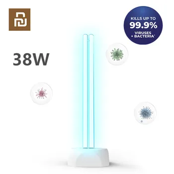 

Youpin Huayi 38W Household UV Ozone Sterilization Lamp Dual Light Tube Ultraviolet Germicidal Disinfection Table Lamp 40 Area