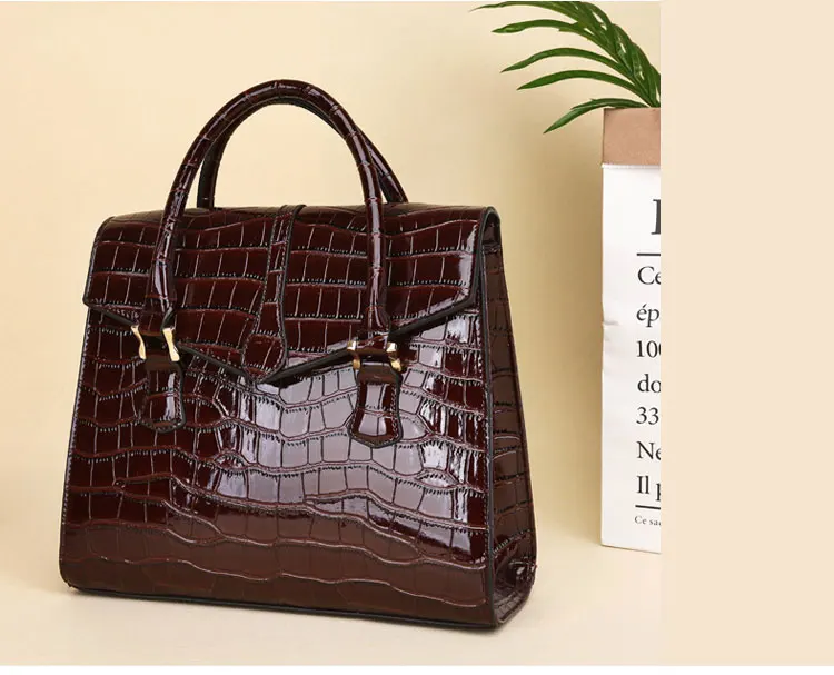 女士手提包_新款女包经典百搭鳄鱼纹女士手提包欧美时尚单肩---阿里巴巴_34
