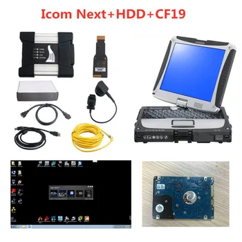 

For BMW Diagnostic Scanner for BMW Icom Next with Software Hard Disk 500GB ISTA Expert Mode with Laptop cf19 Full Ready to Use