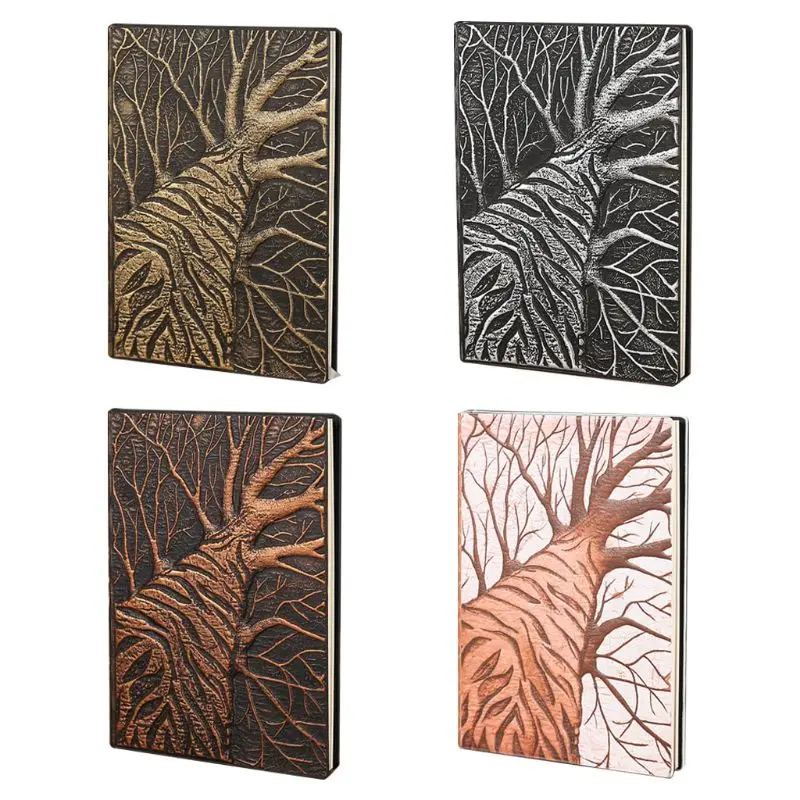 

Creative Embossed A5 Size Leather Notebook Journal Notepad Travel Diary Planner