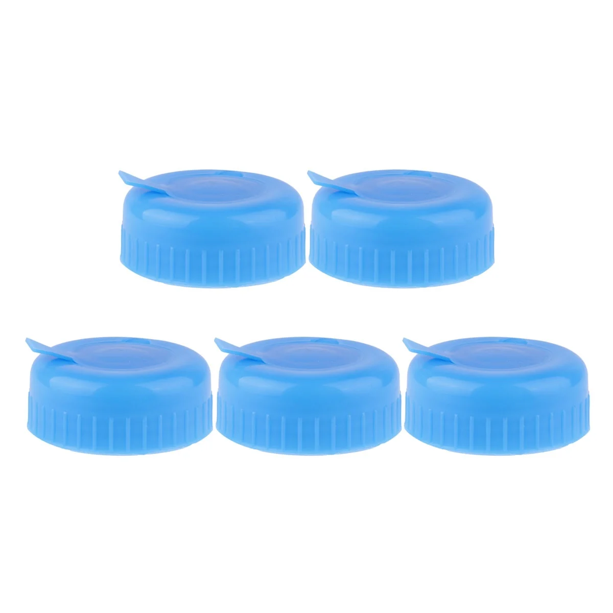 

5Pcs 55mm Screw On Gallon Water Bottles Caps Anti Splash Drinking Buckets Covers Leak Proof Non Spill Plastic Lids Replacement
