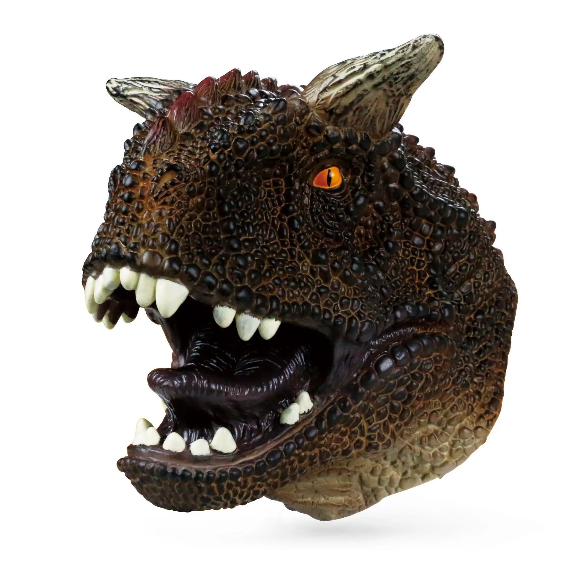 Jurassic Imitation Dinosaurs Mask Glove Foot T-Rex Tiger Animal Hand Puppet Children Party Toy Model